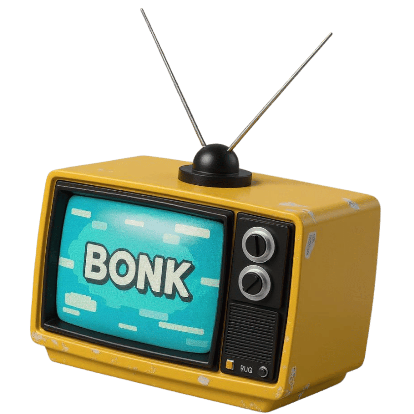 retro tv 3d illustration